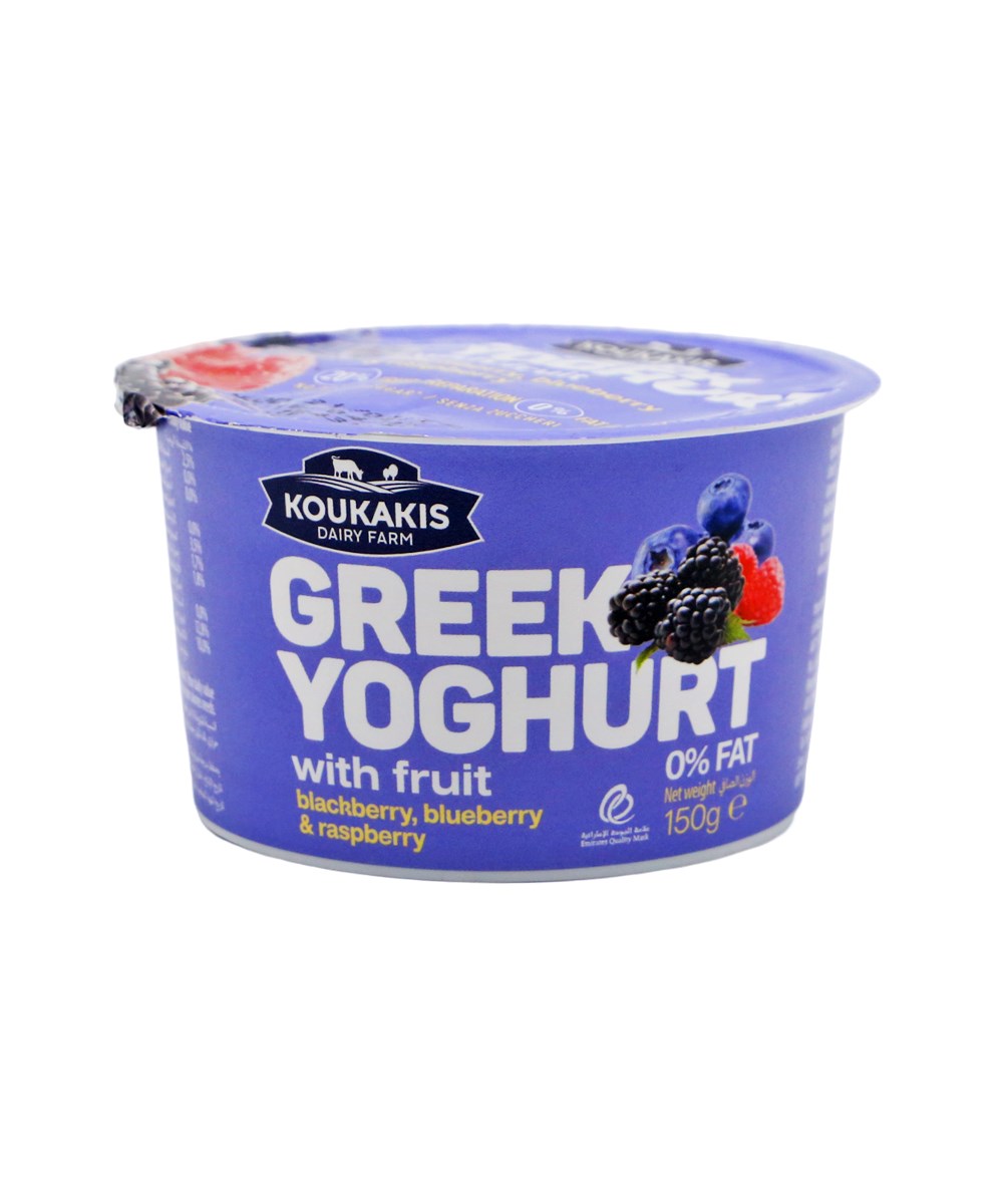 Koukakis 0 Pct with Blackberry Blueberry and Raspberry